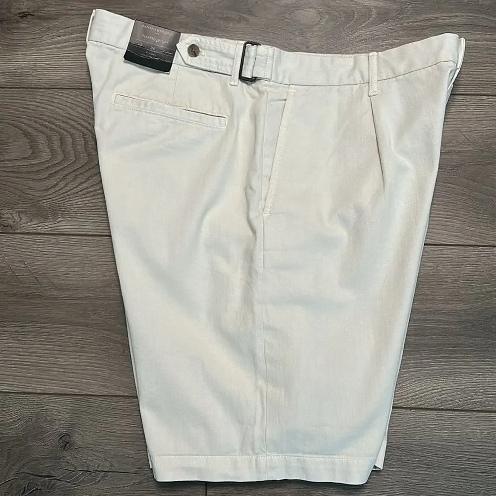 Banana‎ Republic Pleated Tan Casual Shorts Size 36